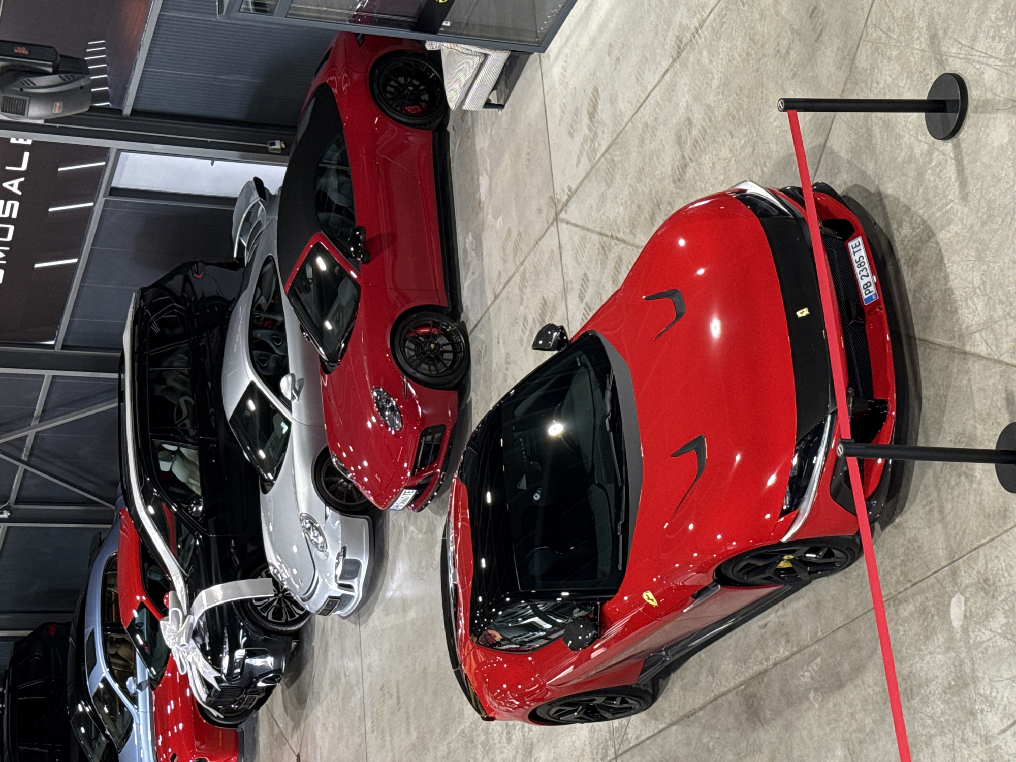 Luxury car showroom visit documented in Plovdiv, Bulgaria