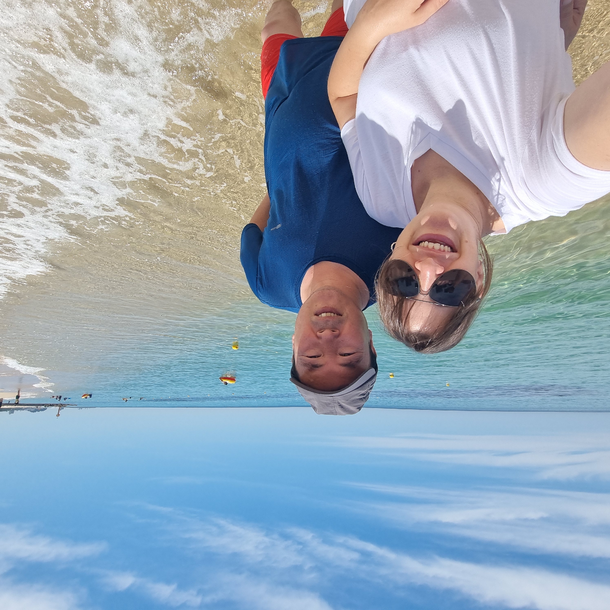 A summer beach day on the Gangneung coast