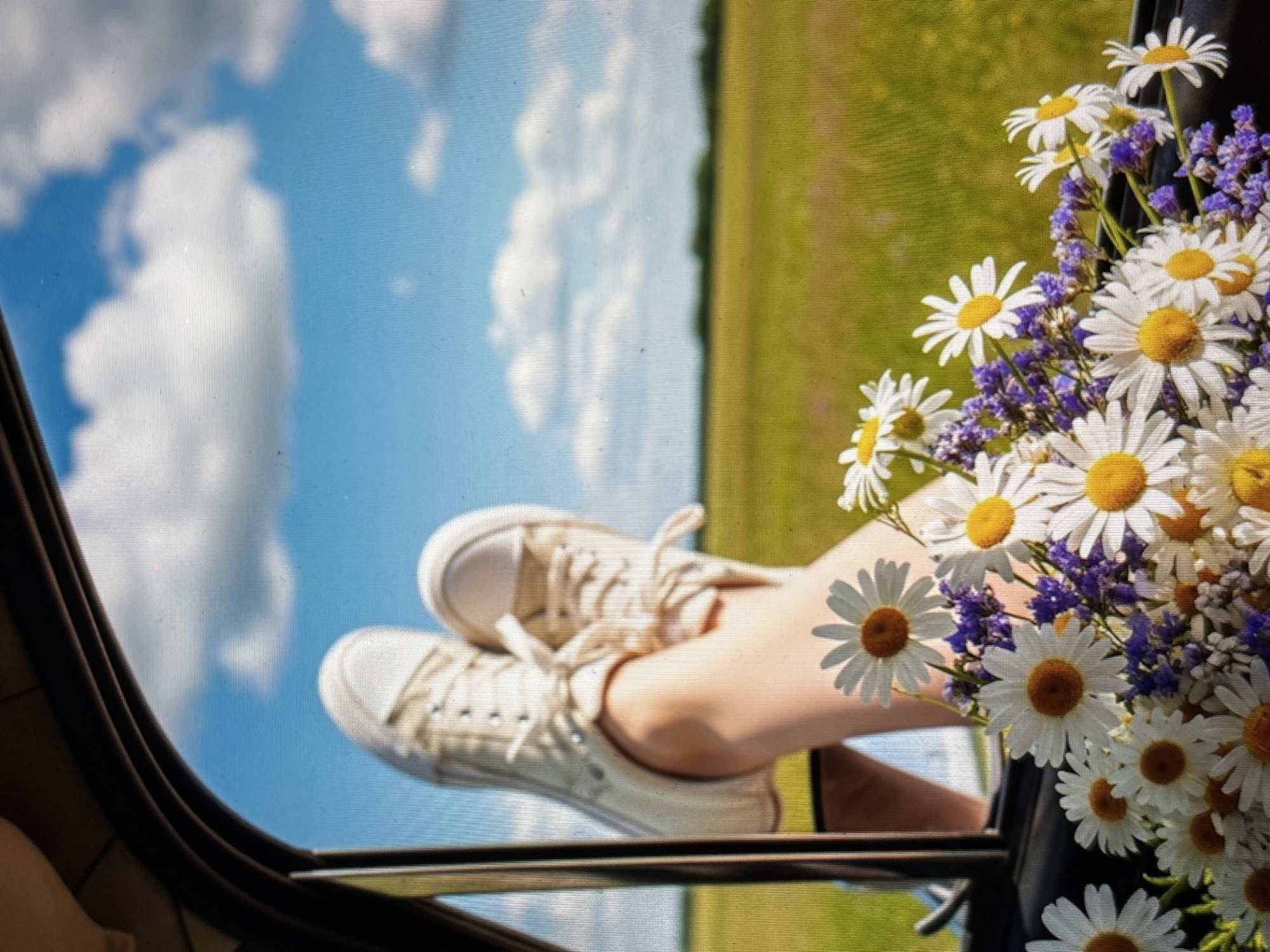 A slow summer afternoon in Pastavy, flowers and all