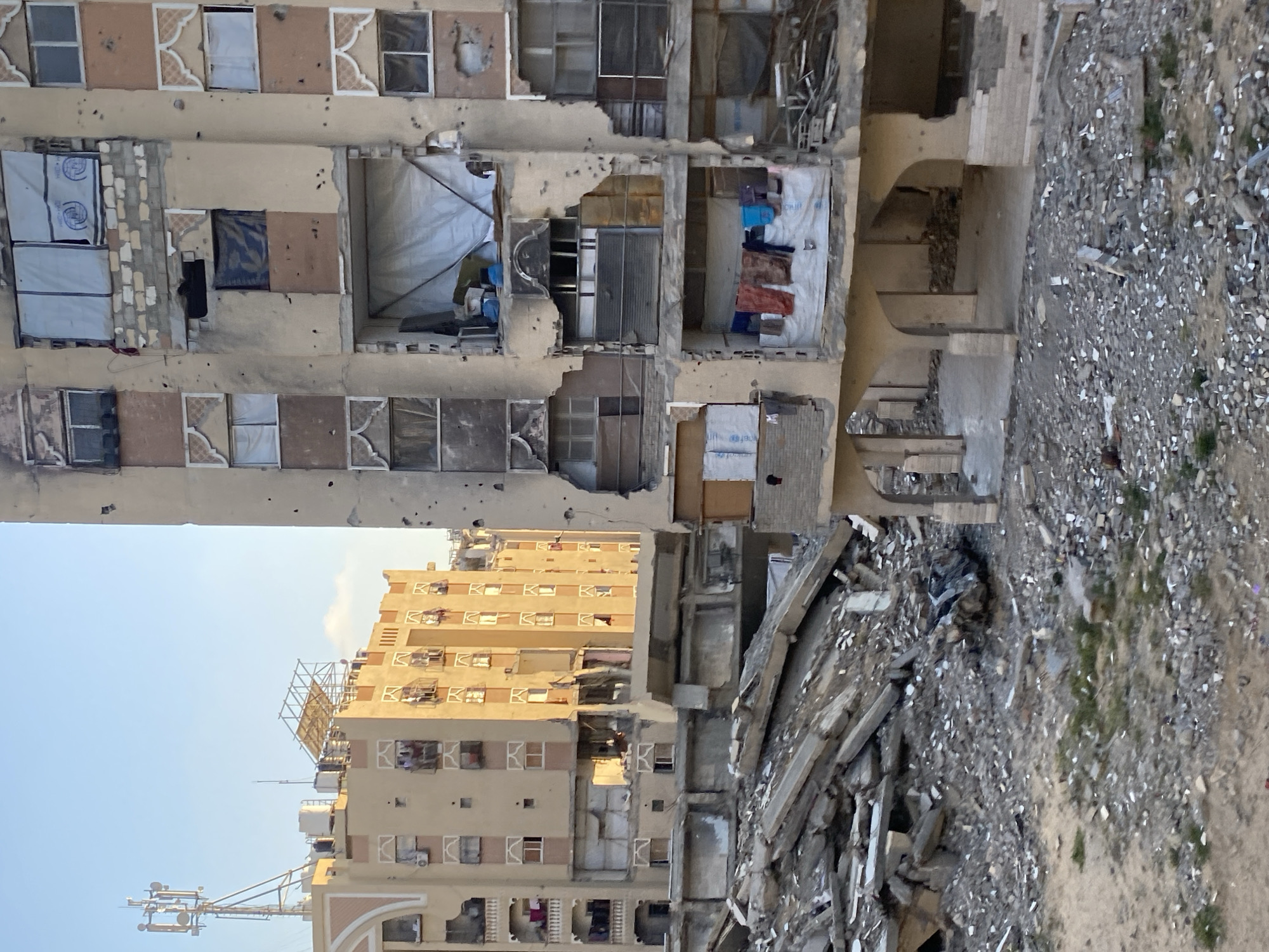 Witnesses document widespread building damage in Khan Yunis