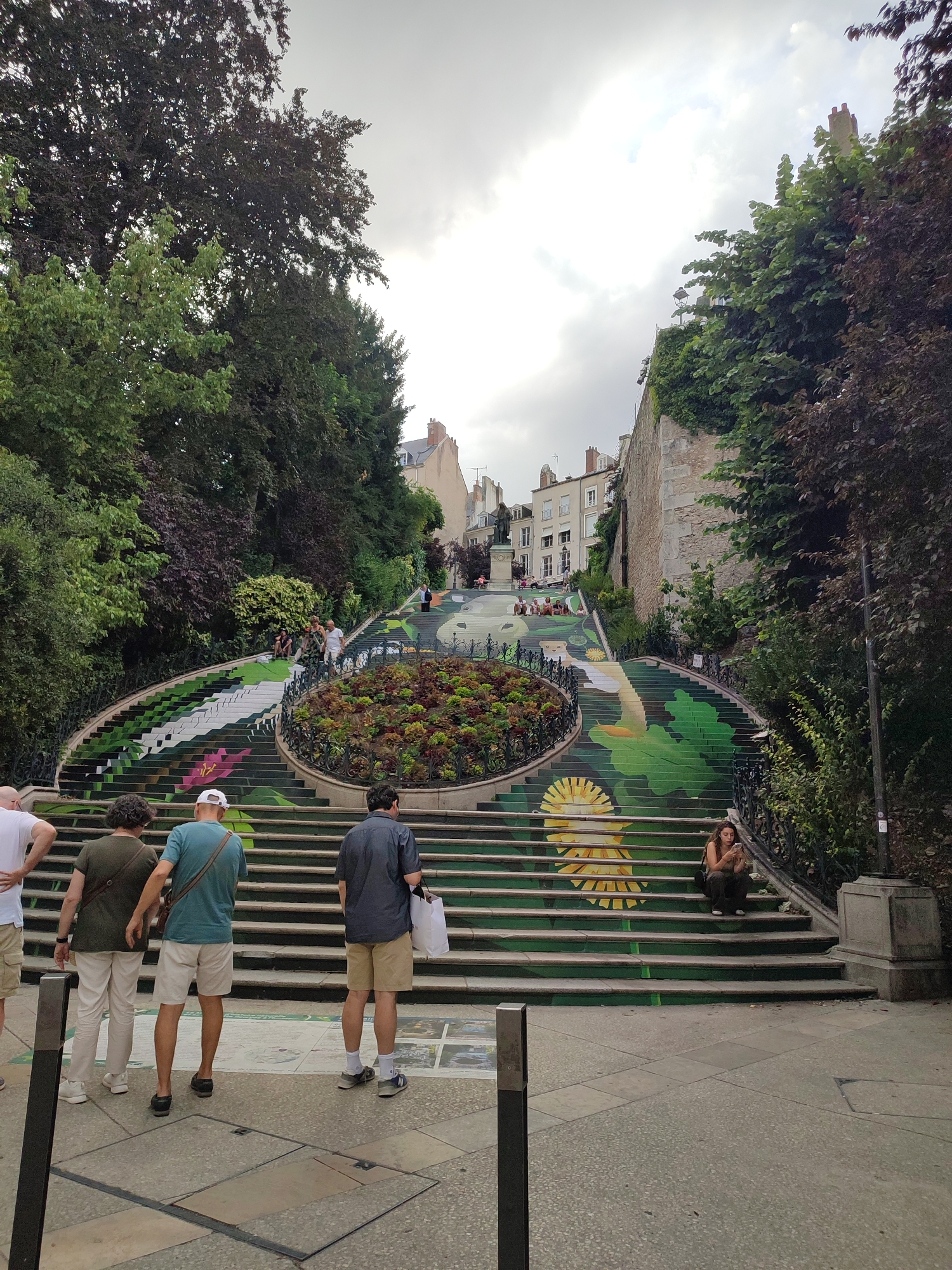 Blois street murals: botanical staircases and fairy-tale walls