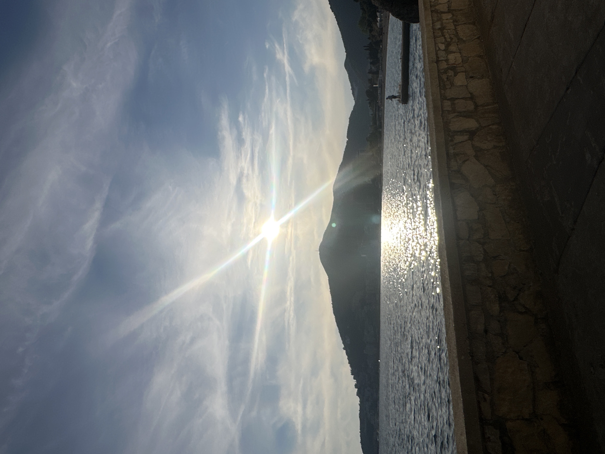 Morning fishing and coastal observations documented in Budva, Montenegro