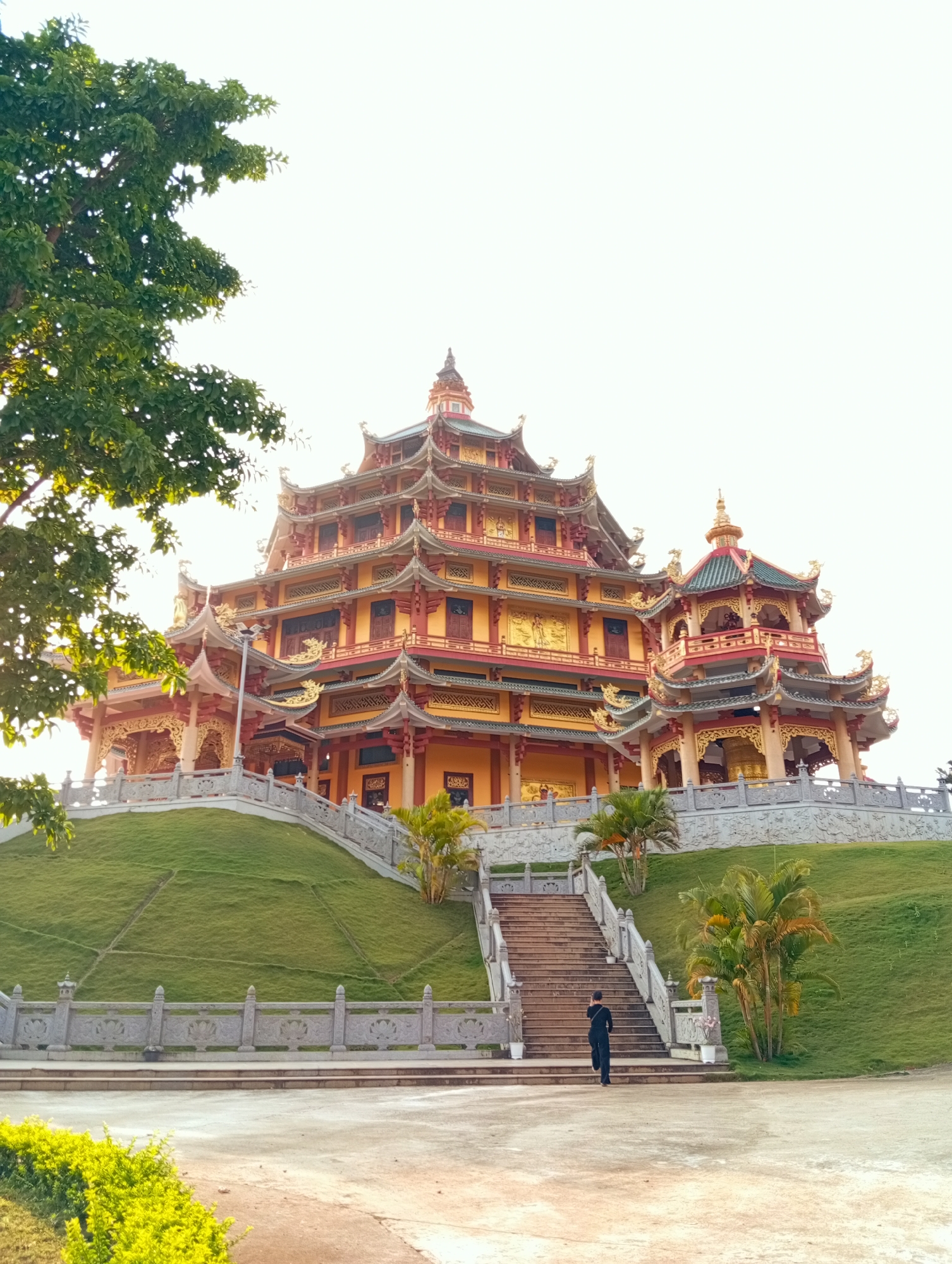 Buddhist temple and gardens documented in Phú An, Vietnam