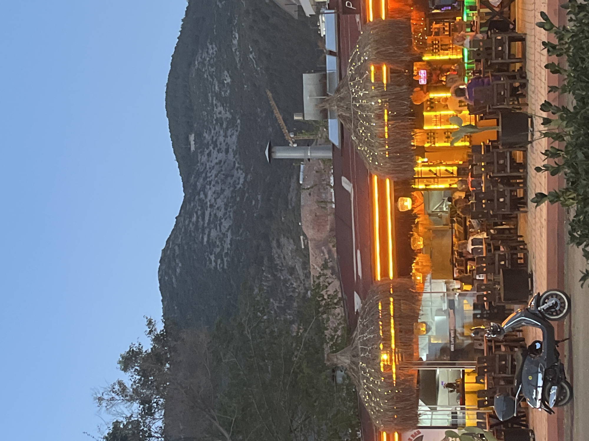 Evening leisure moments captured along Alanya's Mediterranean coastline