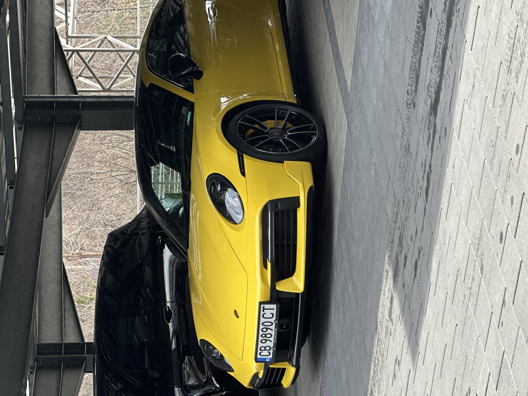 Luxury Porsche sports cars spotted at Bulgarian detailing facility