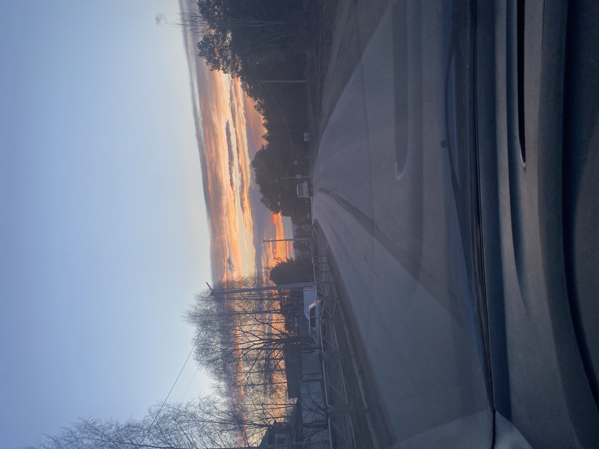 Car journey documented through photographs in Chaikovsky, Russia