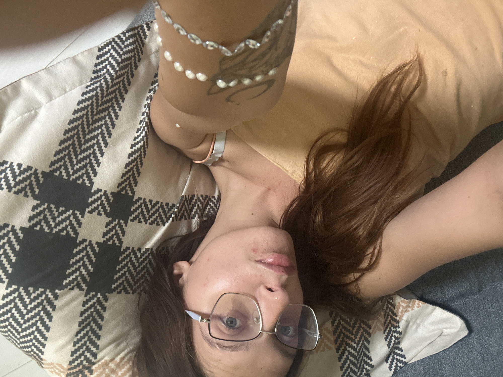 Relaxed afternoon lounging on a patterned blanket, Tryavna
