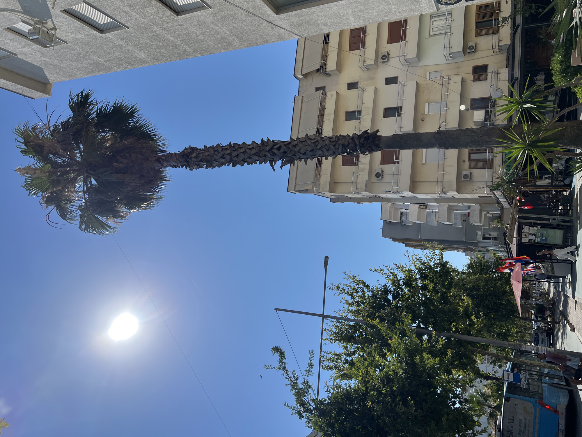 Sunny morning along the Durrës seafront, Albania