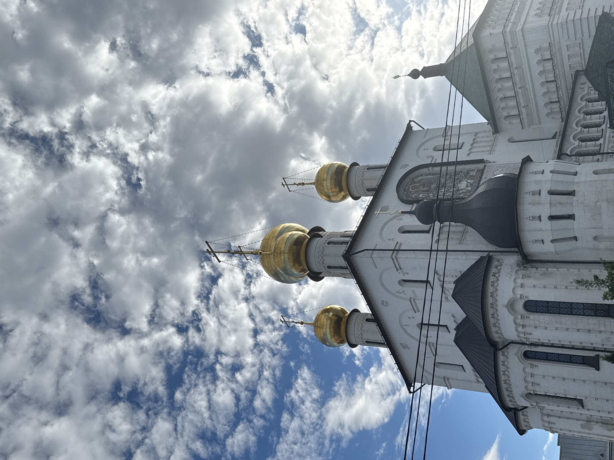 Saint Petersburg afternoon: monastery architecture and street scenes