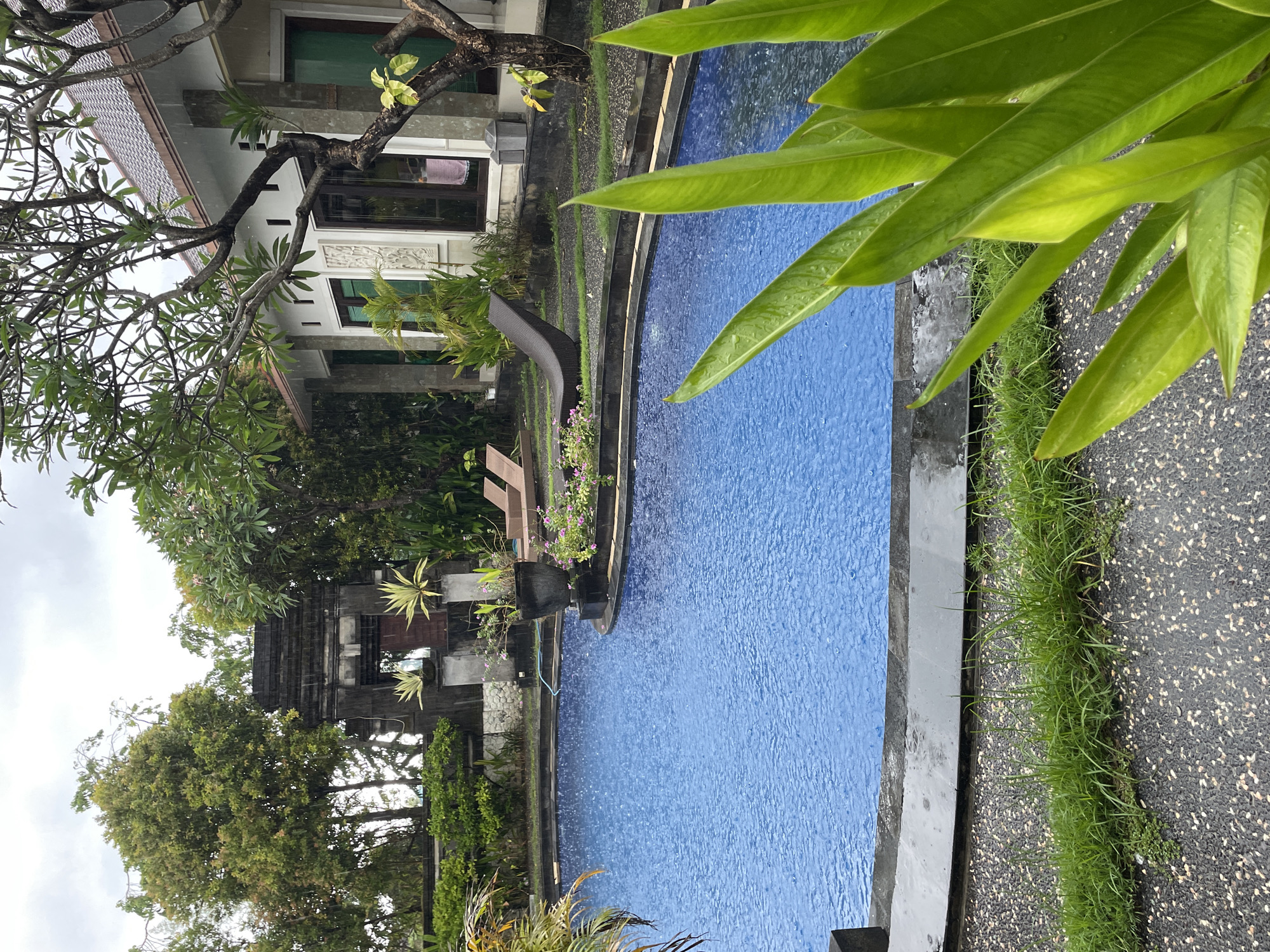 Rainy morning moments captured at Kuta Selatan resort
