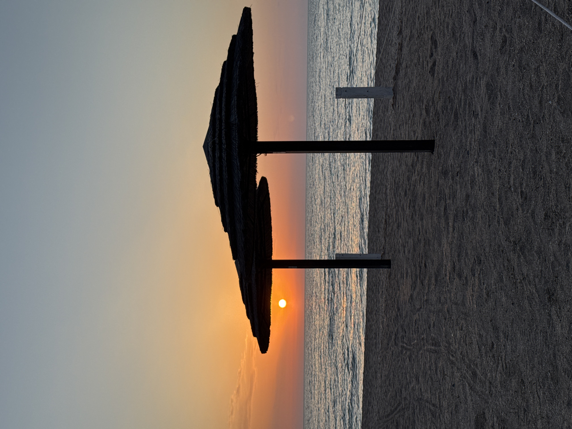 Sunset beach moments captured in Ukrainian coastal village