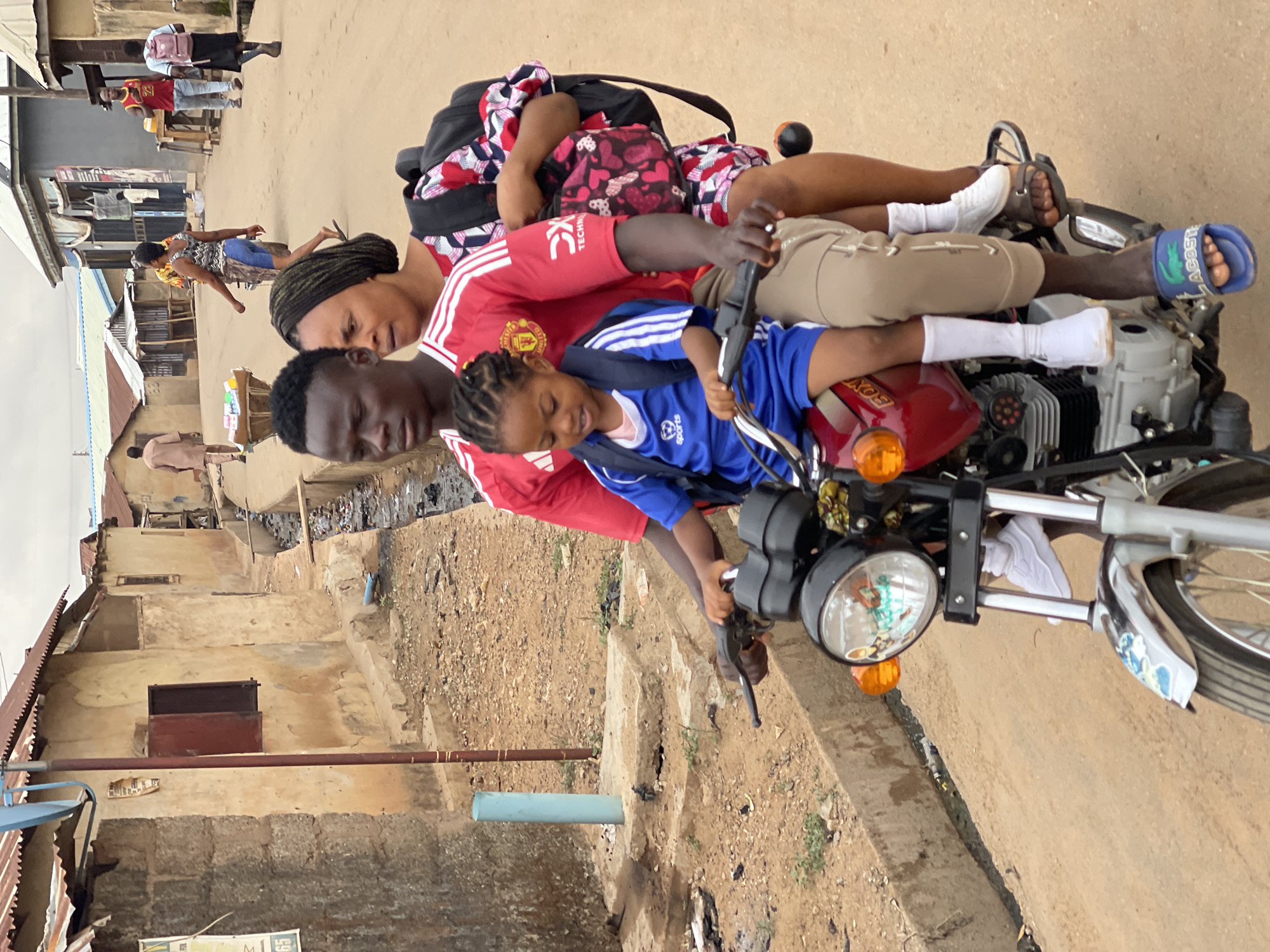 Morning street life documented in Nigerian communities