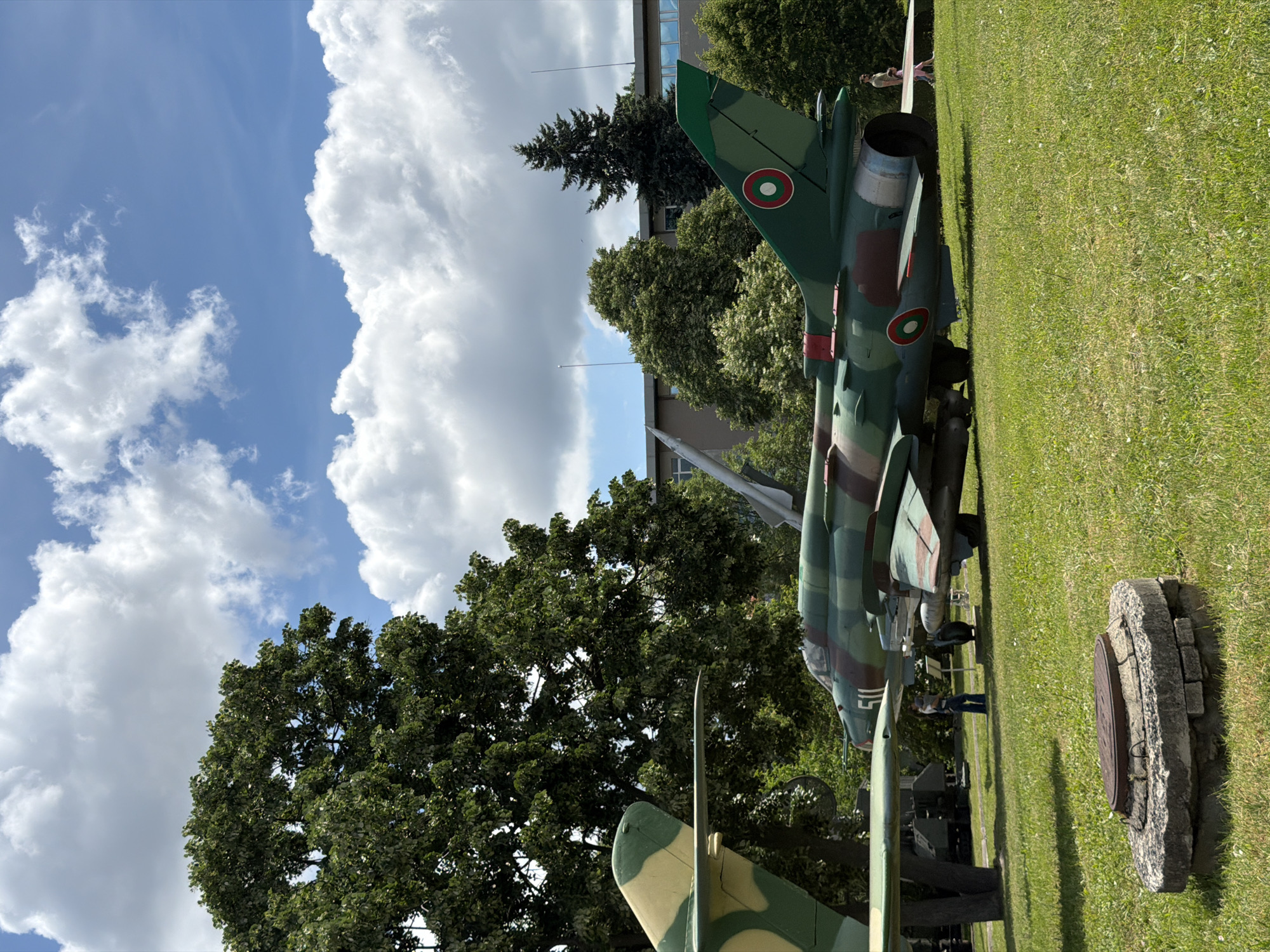 Military museum visit documented in Sofia, Bulgaria