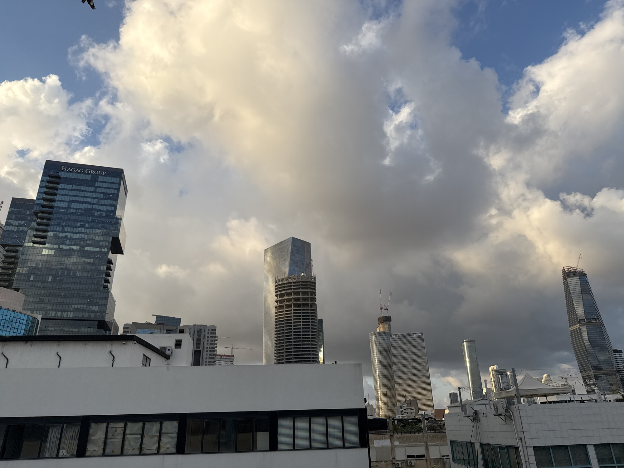 Tel Aviv skyline documented in afternoon photography session