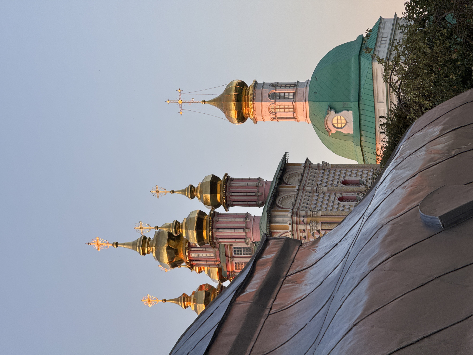 Trinity Lavra of St. Sergius at dusk, Sergiyev Posad
