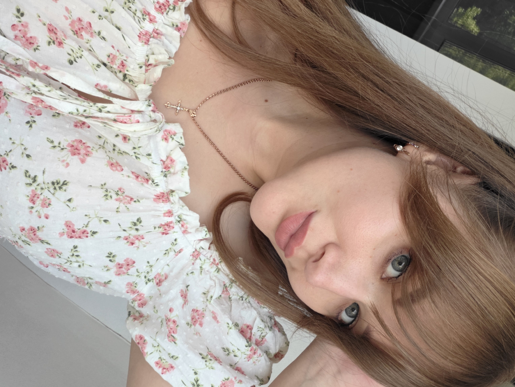 Morning selfie series in Chaikovsky, same look, different angles.