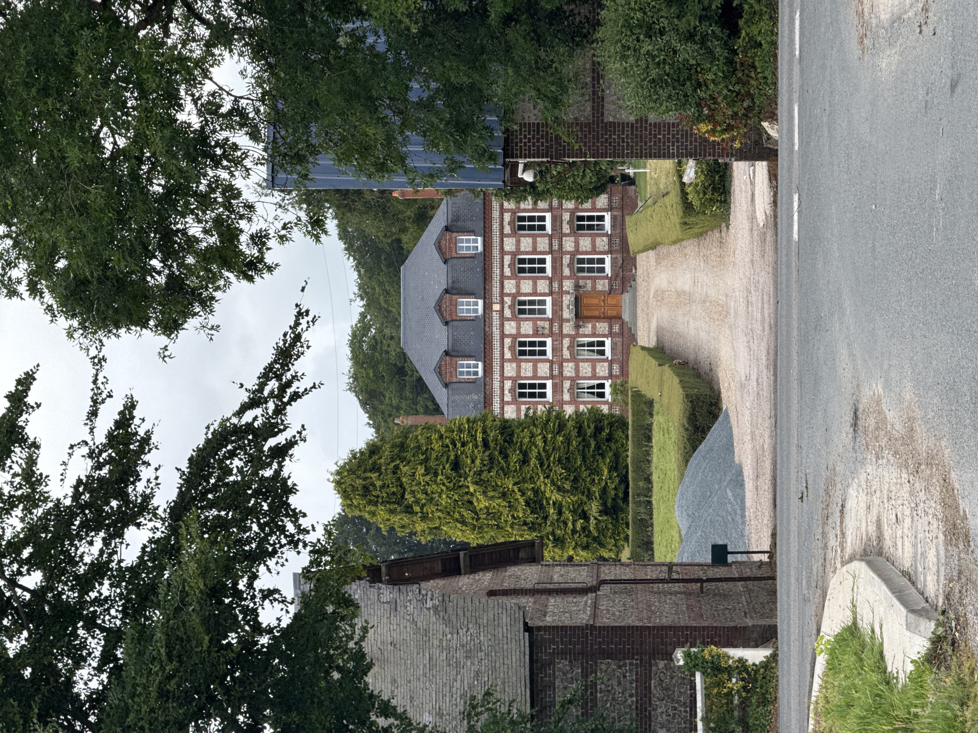 Traditional house observed in rural Rouville, France
