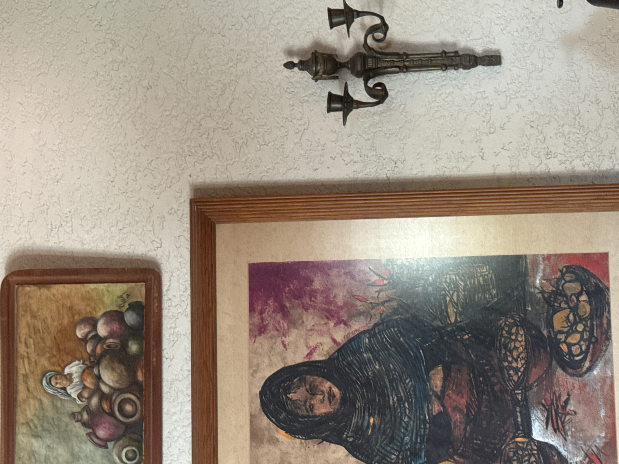 Antique wall sconce documented in Ciudad Victoria