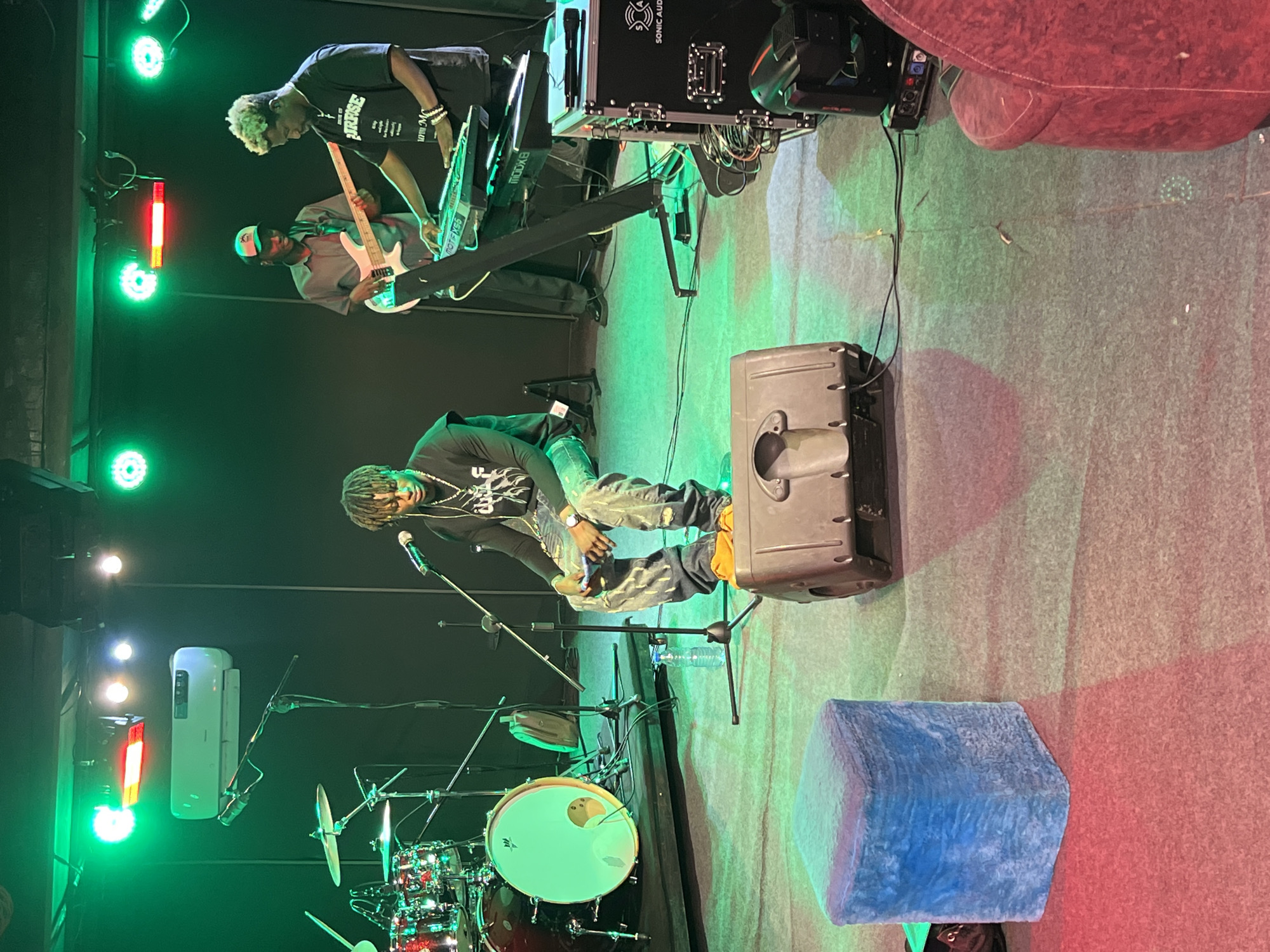 Band session at a Jos, Nigeria music venue