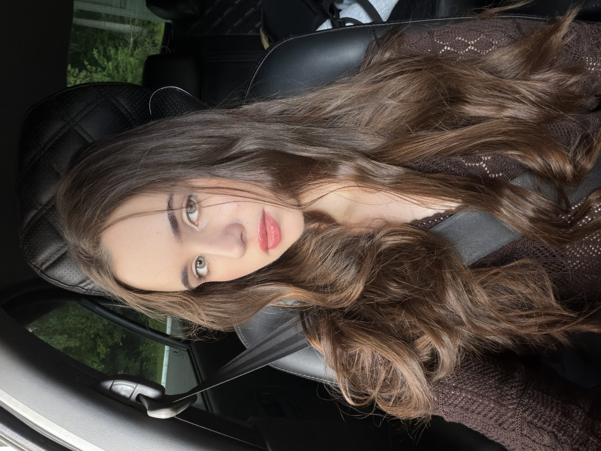 Sitting in the driver's seat, Izhevsk, Russia
