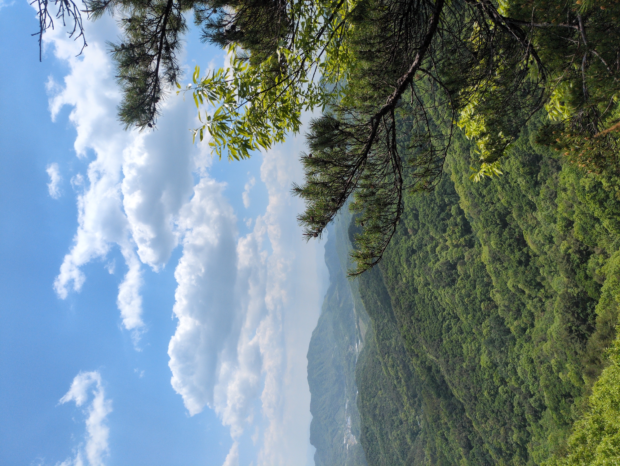 Early morning mountain vistas documented in Uipyeong-ri, South Korea