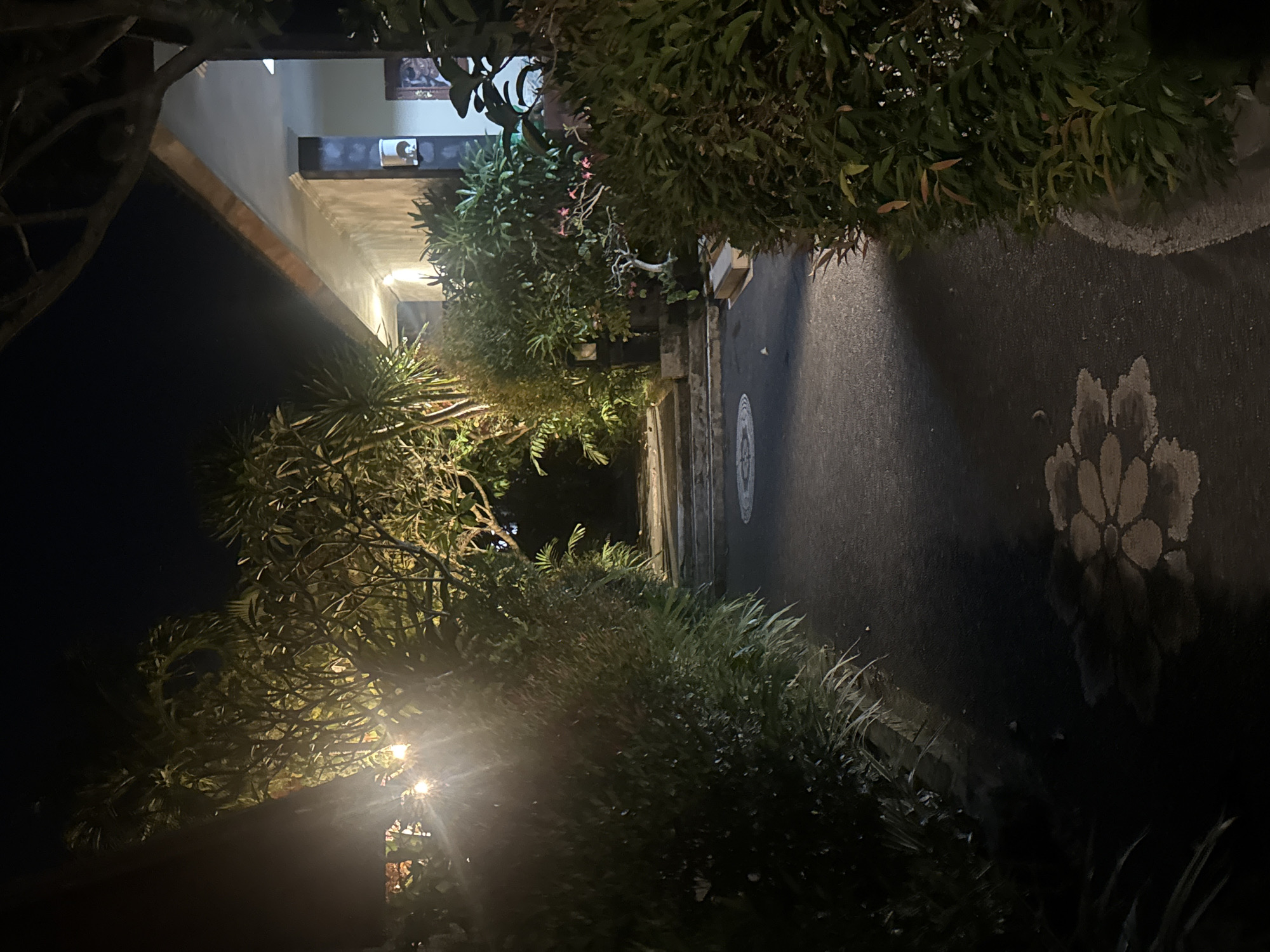 Nighttime scenes captured at Arton Paradise Villa in Ungasan