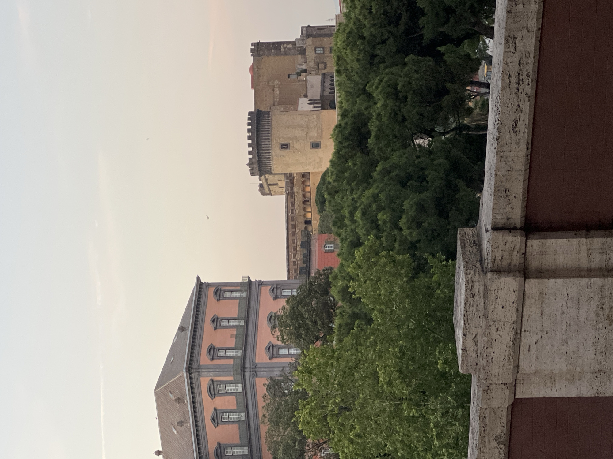 Evening scenes captured around Naples landmarks and recreational areas
