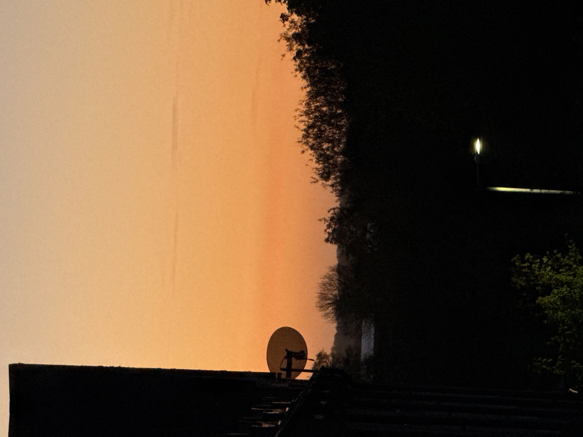 Dramatic light-shadow contrast captured at dusk in Great Yarmouth