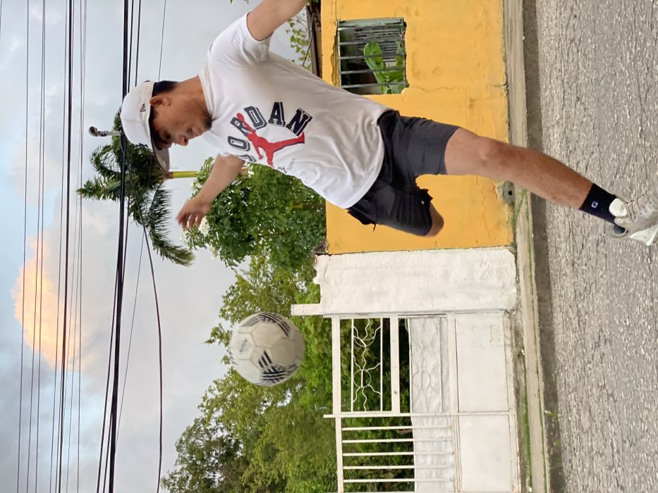 Evening Street Games Captured in Juan Griego Venezuela