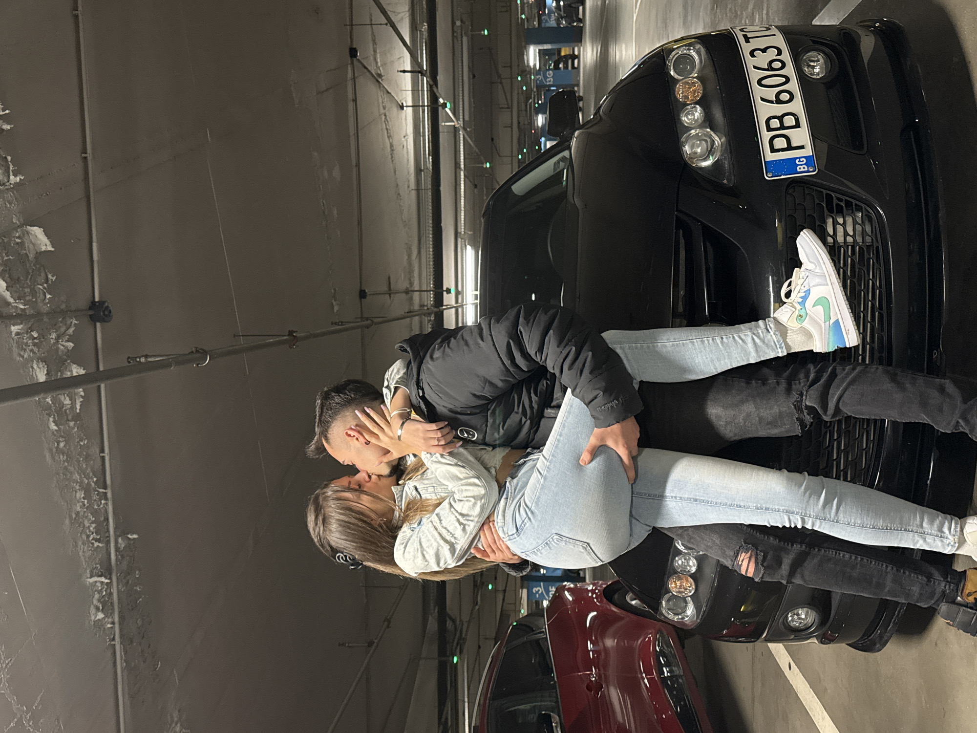 Couple's romantic evening documented across multiple Sofia locations