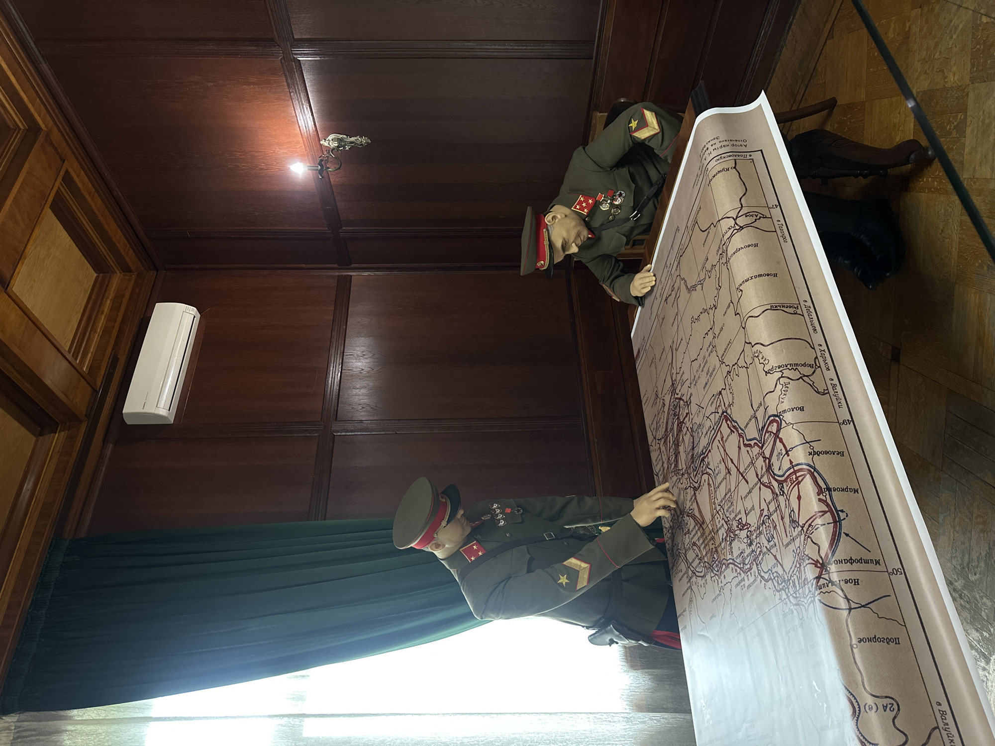 Historical museum interior documented in Sochi, Russia