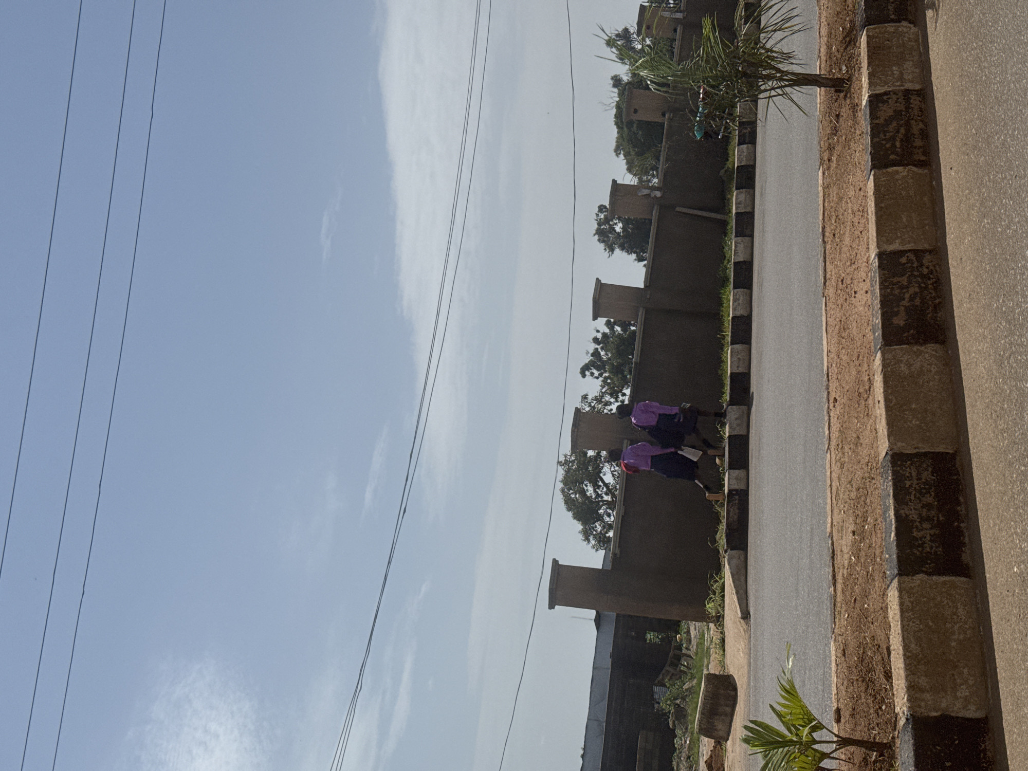 Street life and roadside construction in Bar Jirgi Summa, Nigeria