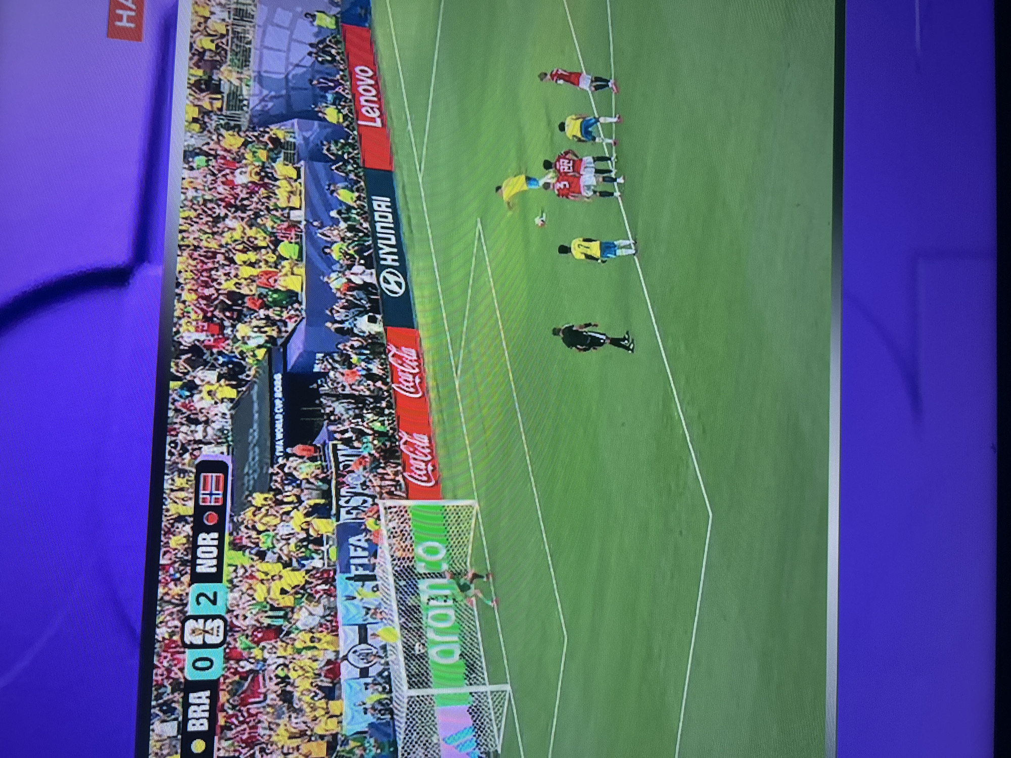 Watching the World Cup from a bedroom in Bulgaria