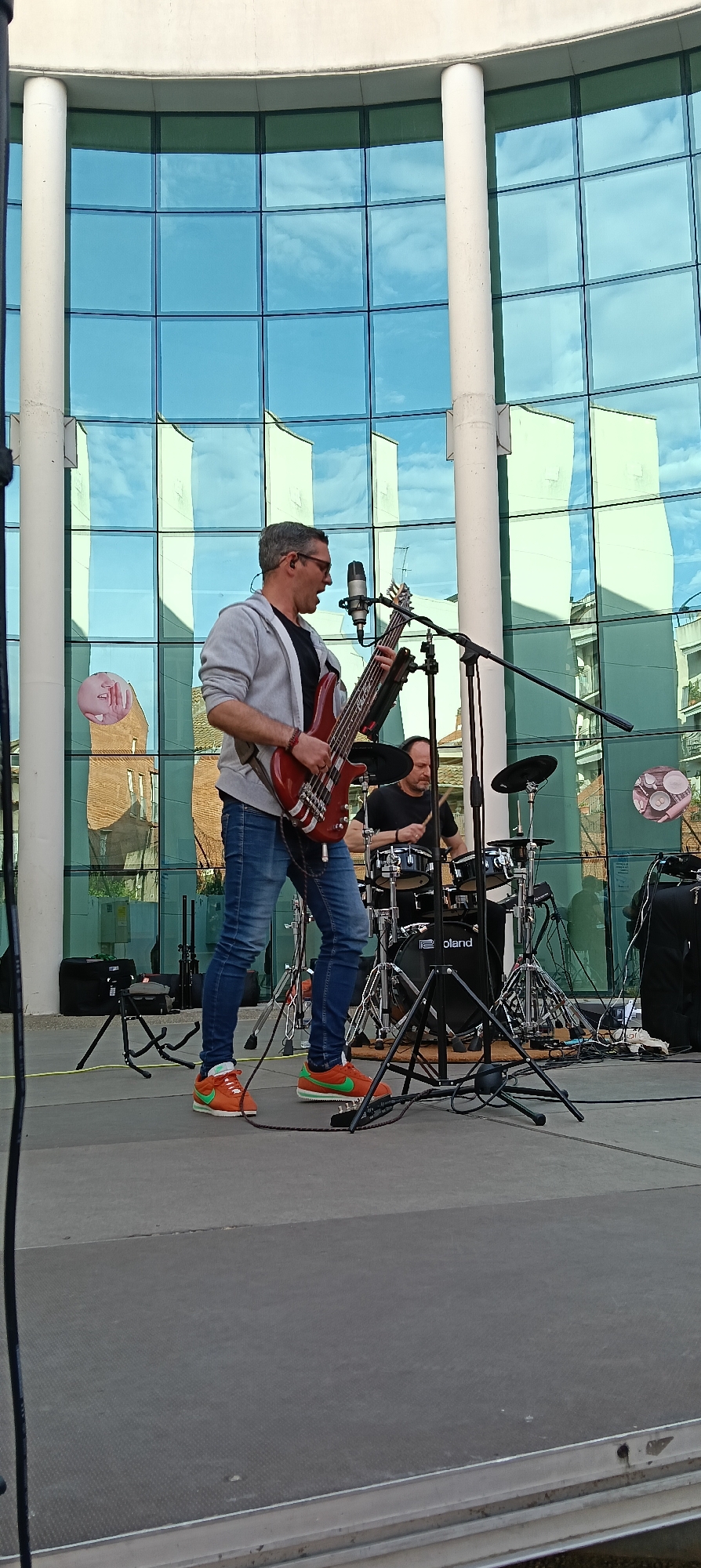 Outdoor music performance captured in Ripollet Spain