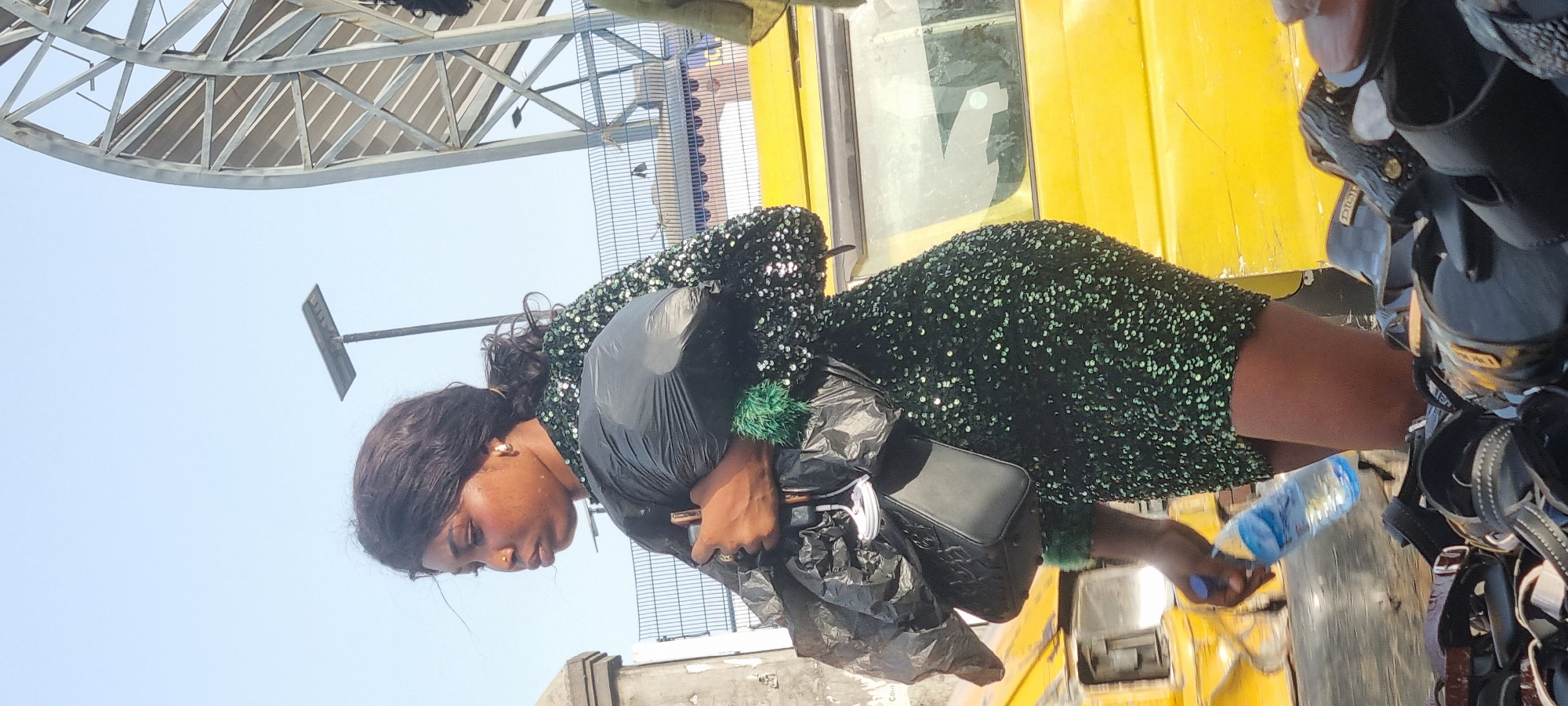 Ordinary market day captured in Lagos, Nigeria