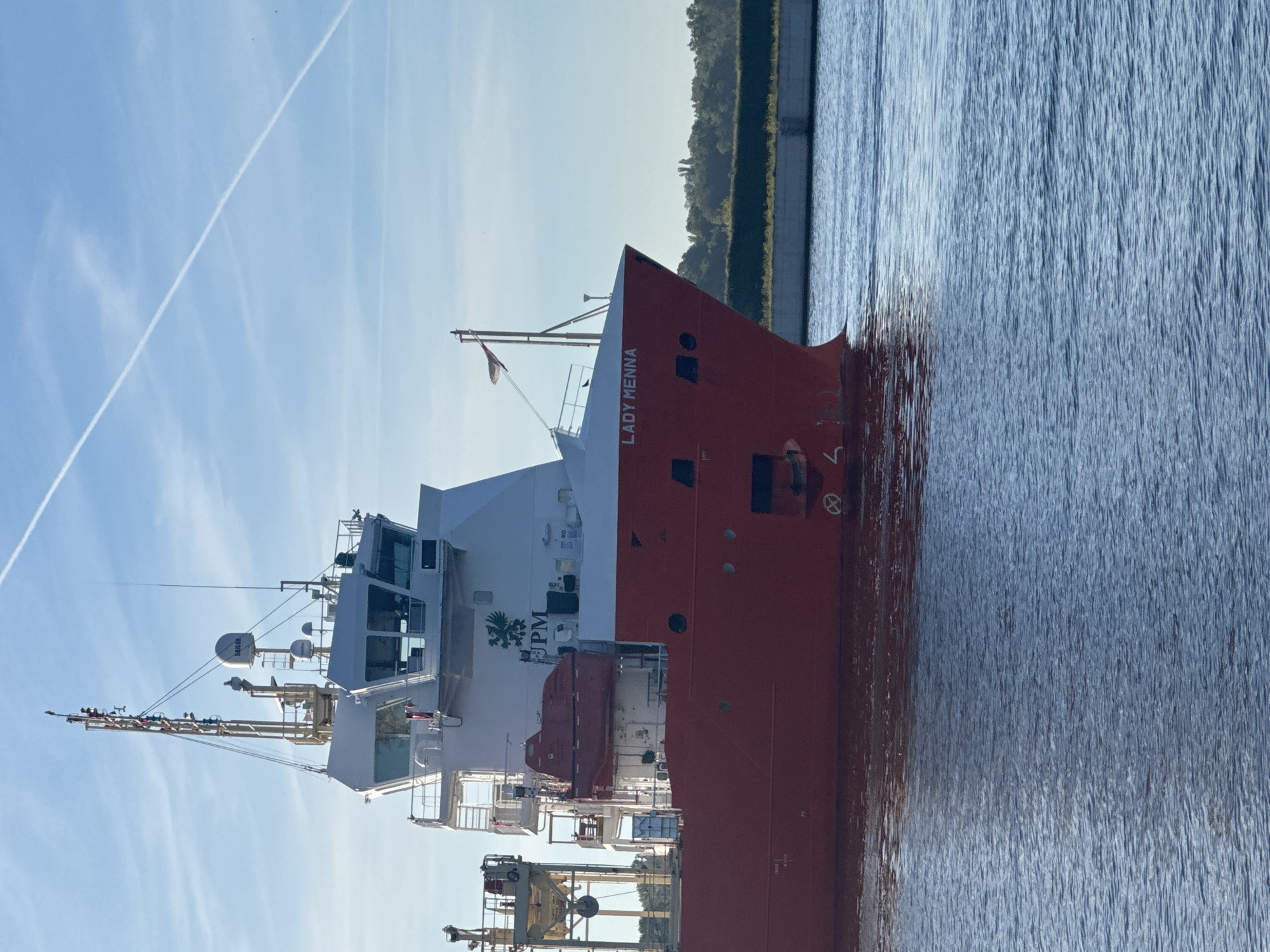 Two ships spotted in Szczecin waters early morning