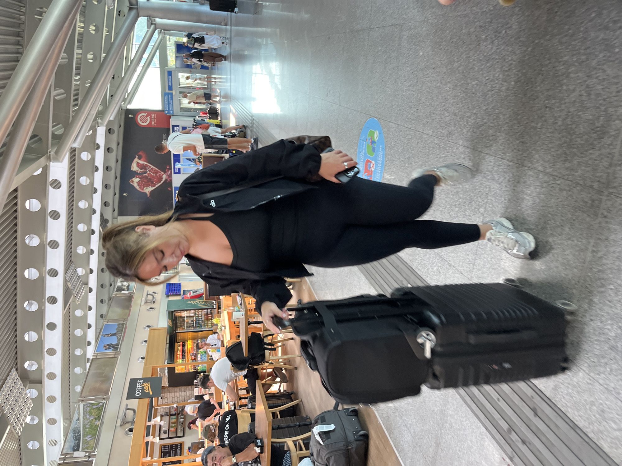 Airport hustle, roadside stops, and a curious cow