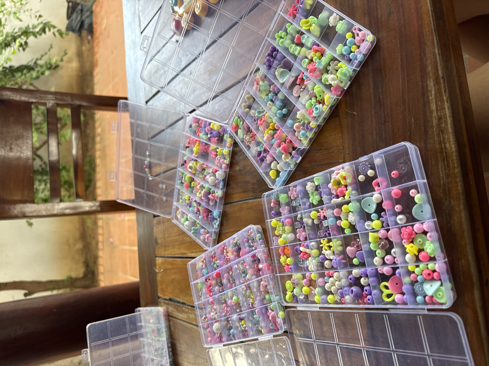 Craft supplies and LEGO toys documented in Vietnam