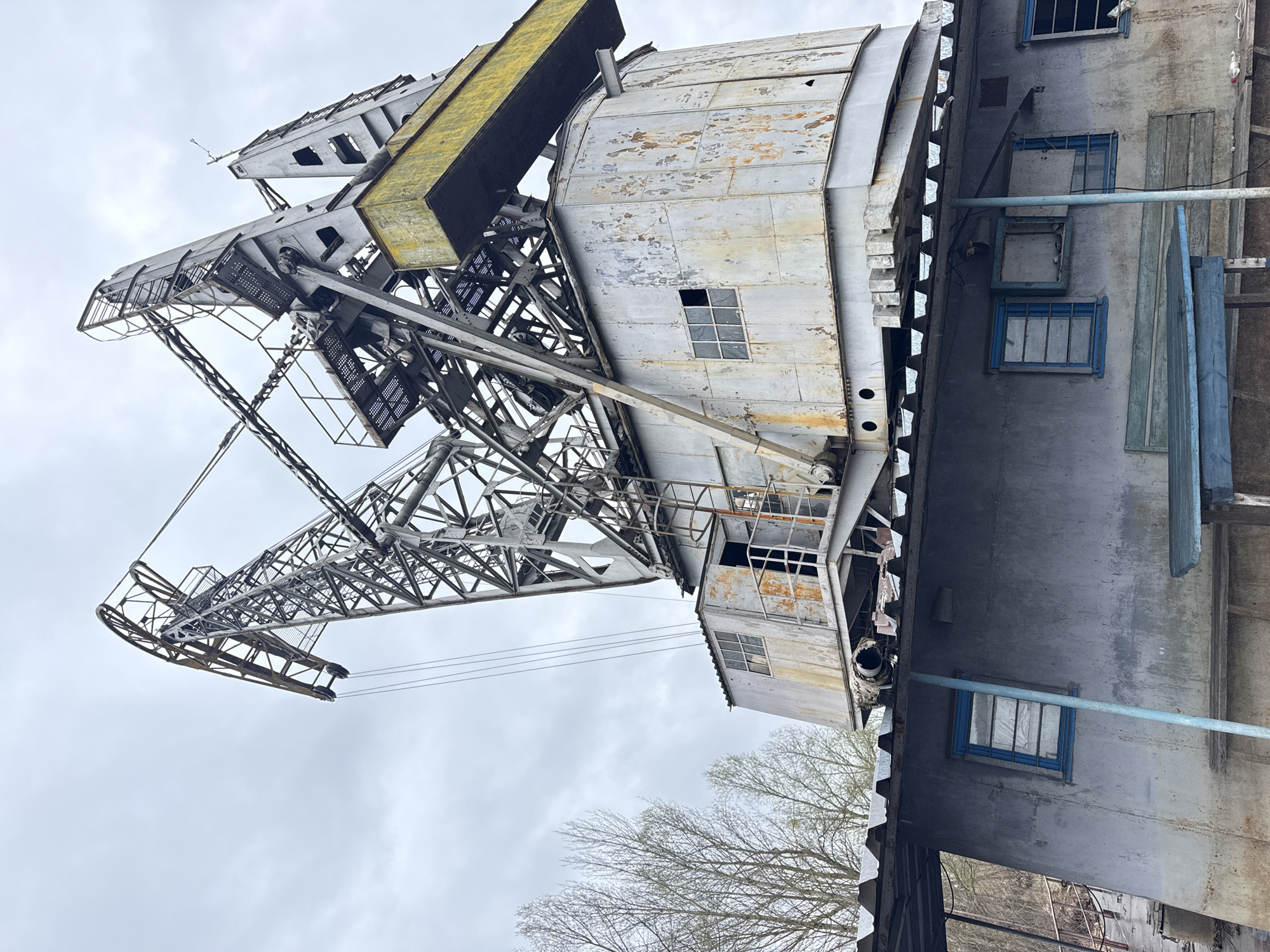 Visitor documents abandoned infrastructure in Chornobyl Exclusion Zone