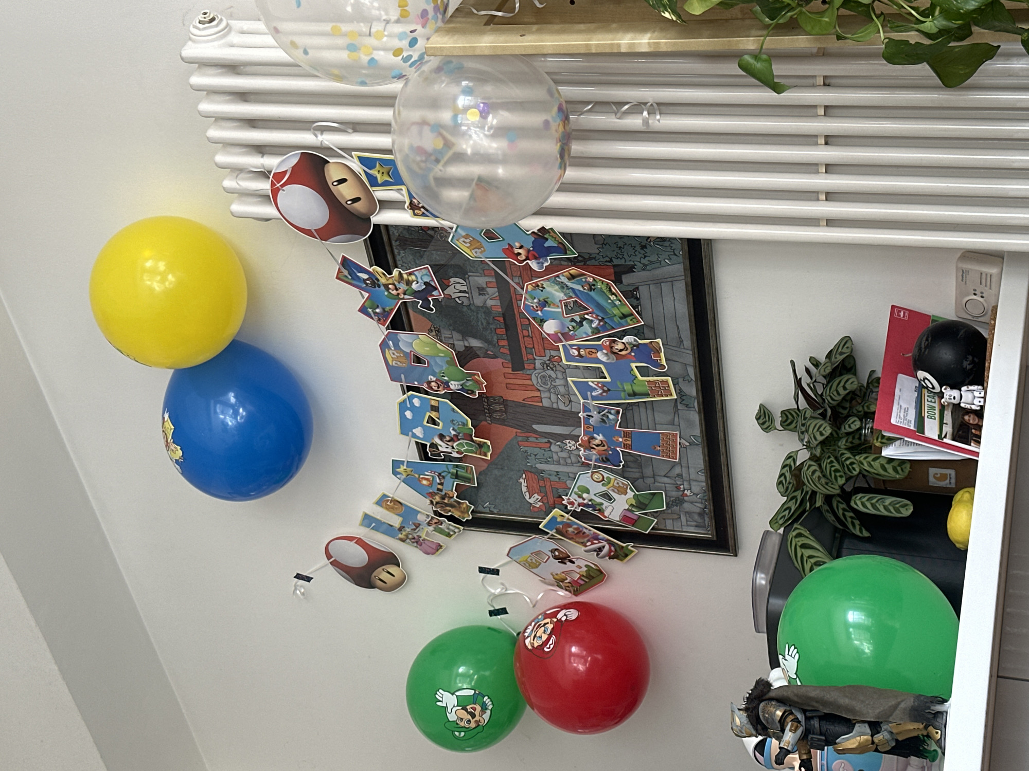 London witnesses capture child's Super Mario birthday party, Bengal cat