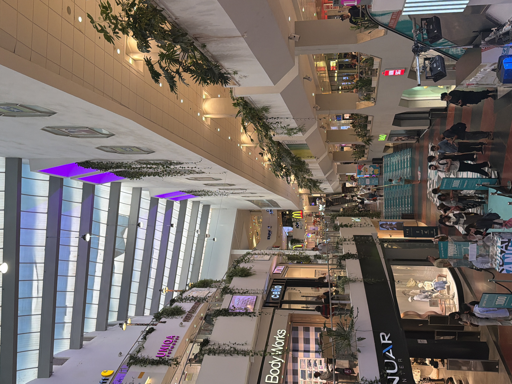 Shopping activity documented at Tel-Aviv mall