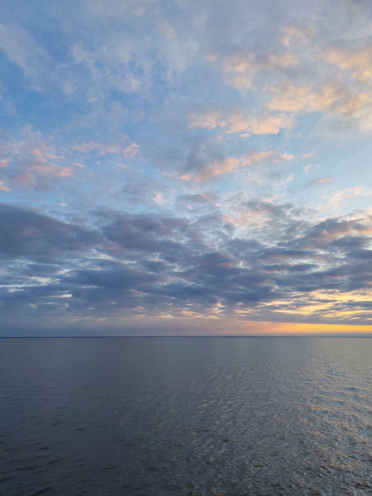 Serene water landscape documented in Russia
