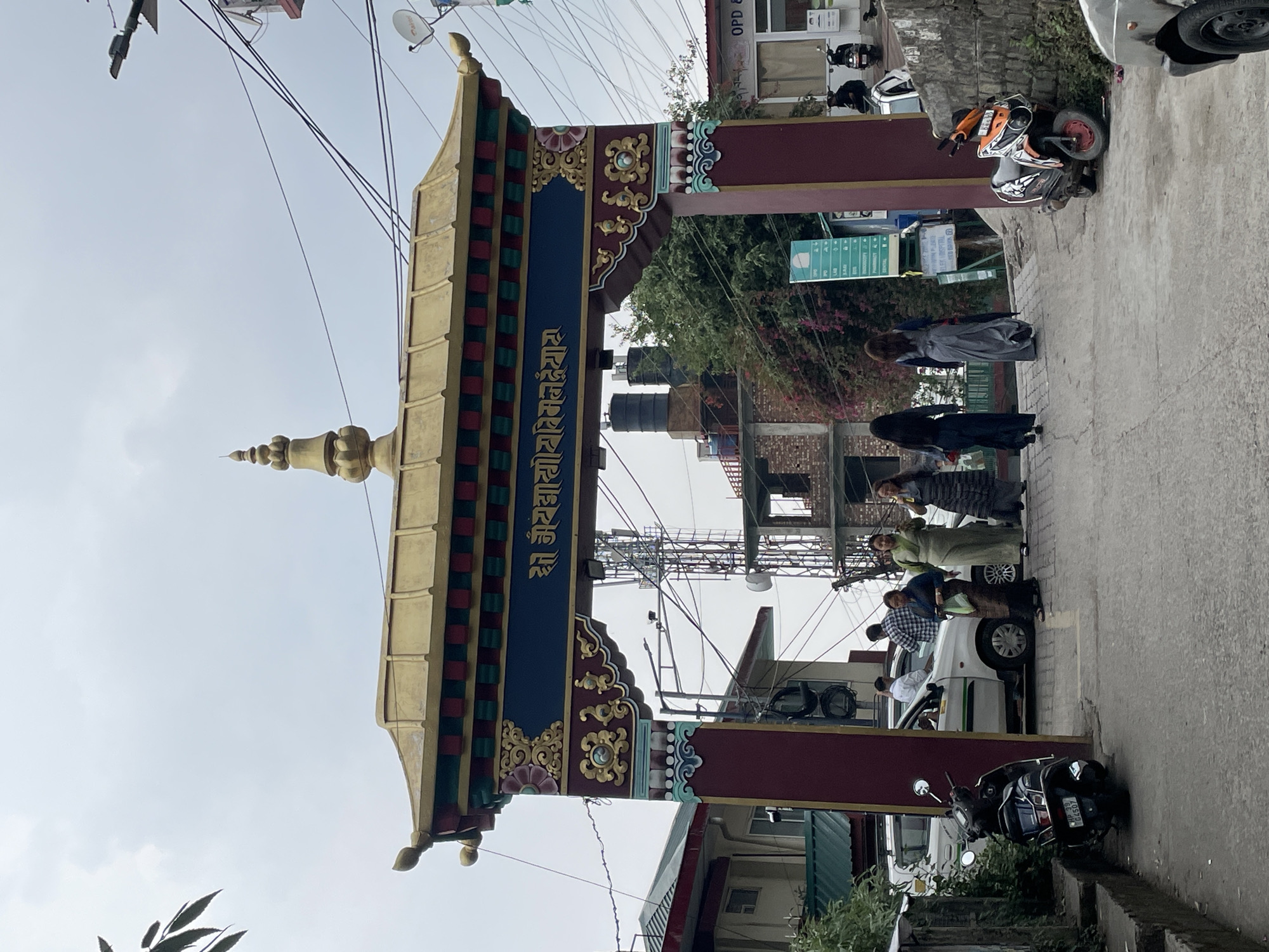 Morning street scenes documented in Dharamshala, India
