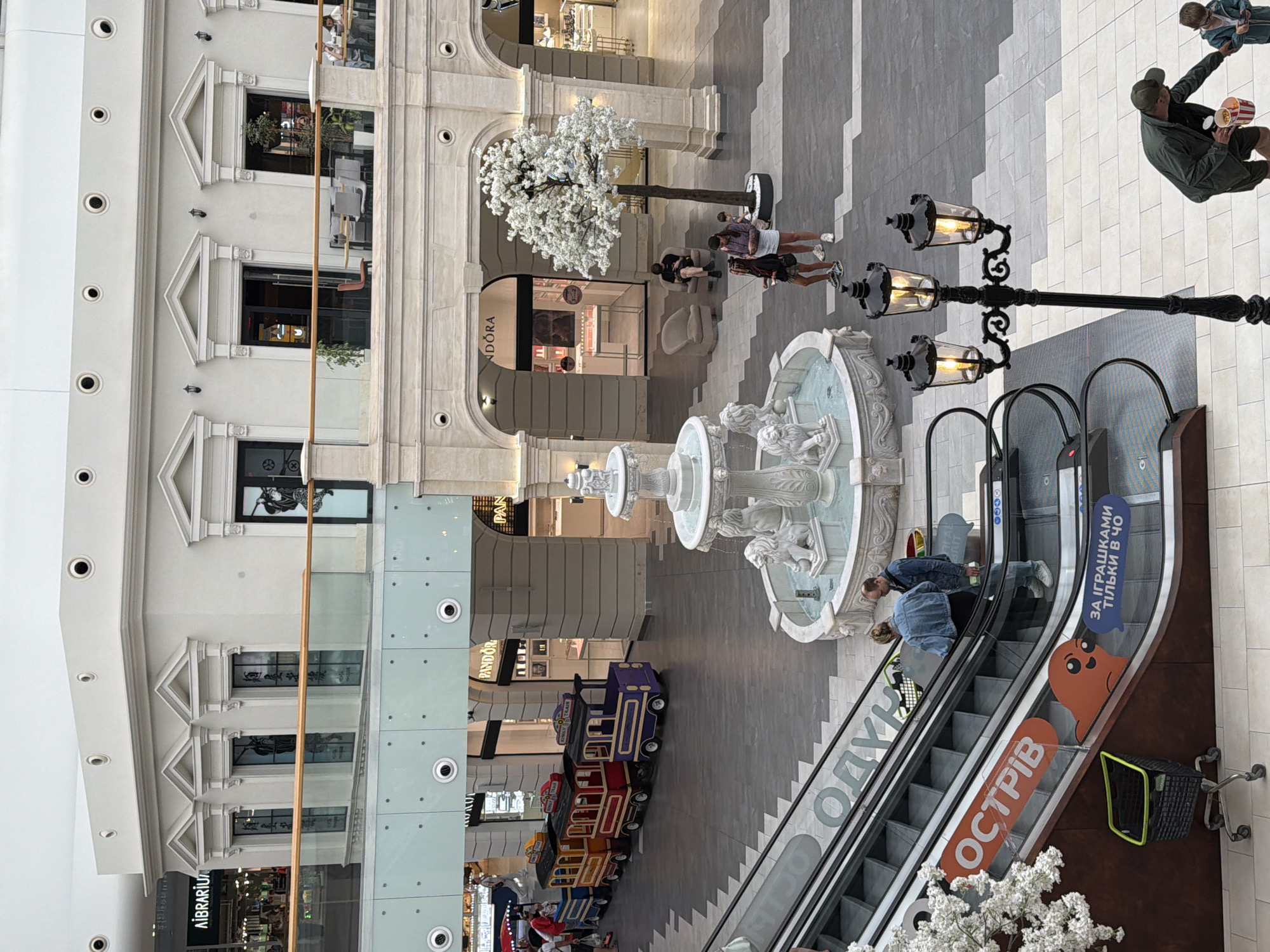 Mall visit, lemur encounters, and Kyiv skyline views