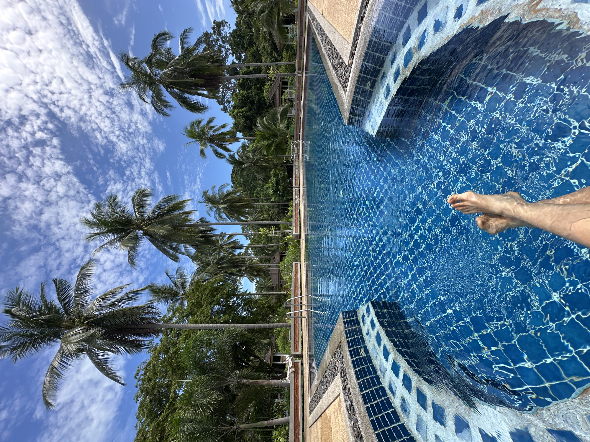 Resort pool documentation captured in Baan Lipa Noi Thailand