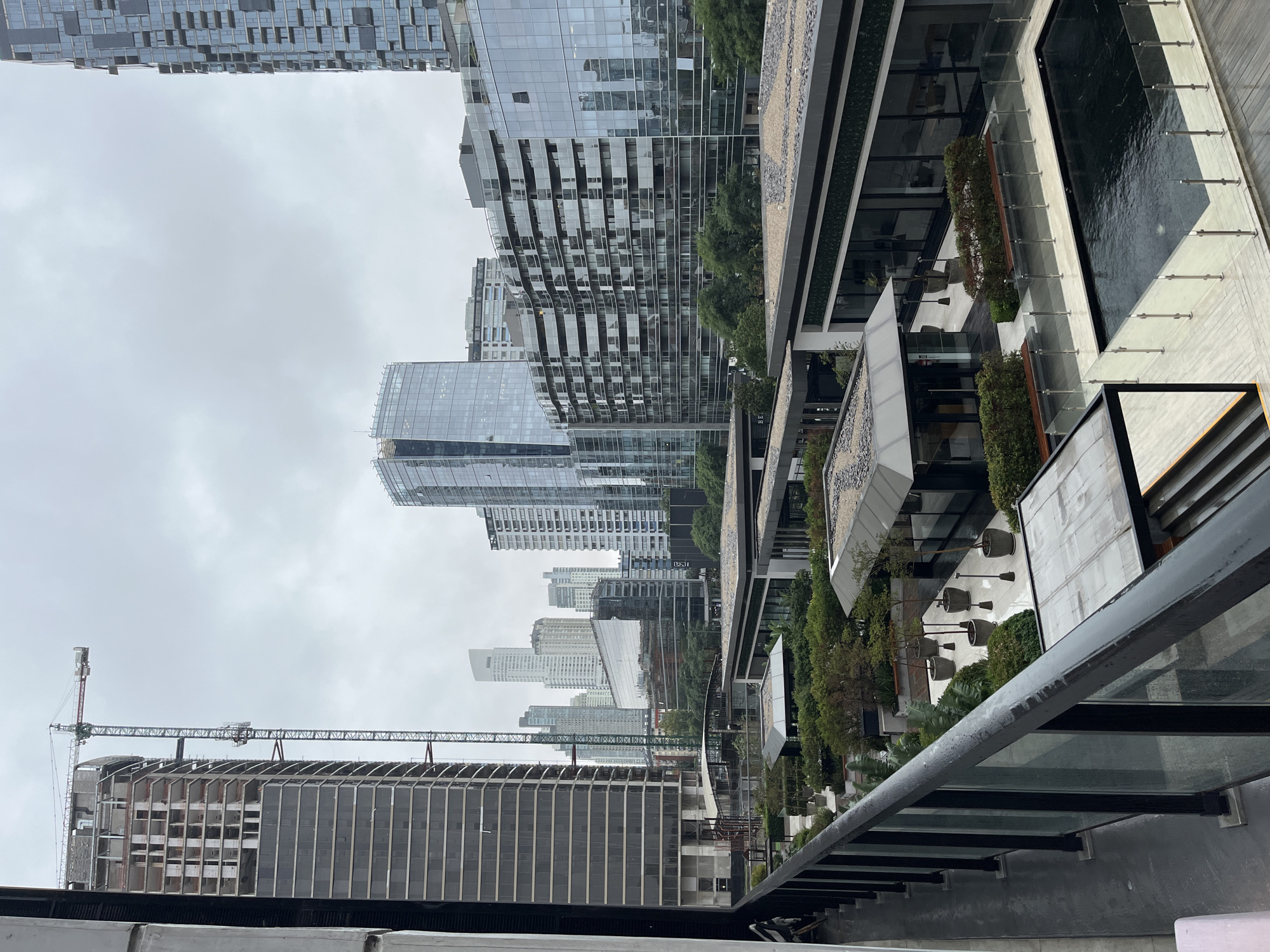 Buenos Aires scenes: Puerto Madero district, indoor dog sighting