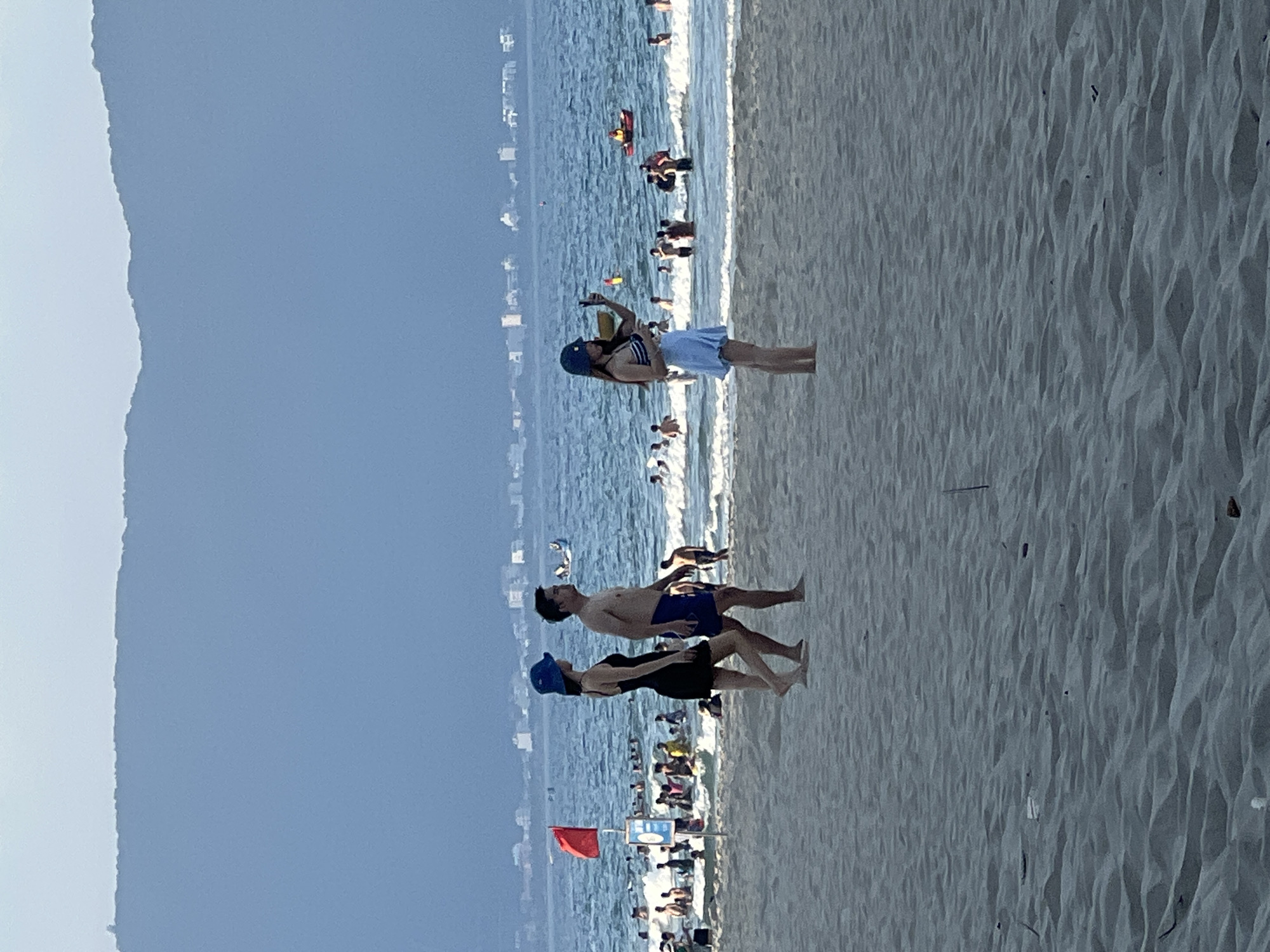 Busy summer morning at My Khe Beach, Đà Nẵng