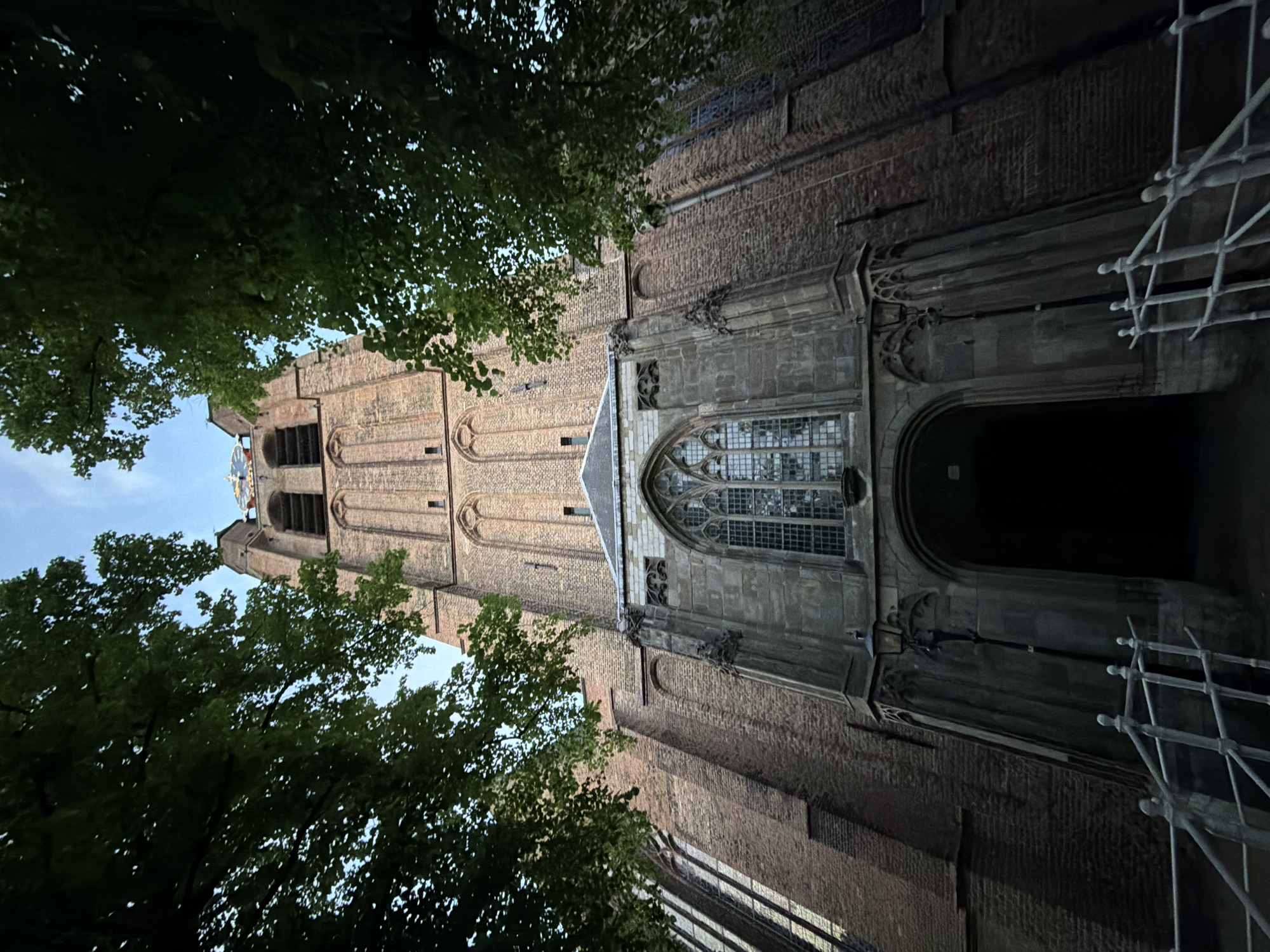 Evening documentation of Delft landmarks and architecture