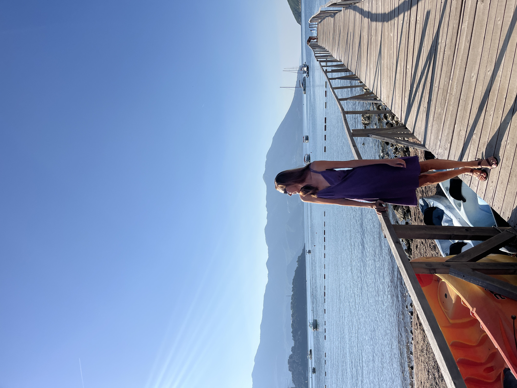 A laid-back summer morning on the Budva waterfront