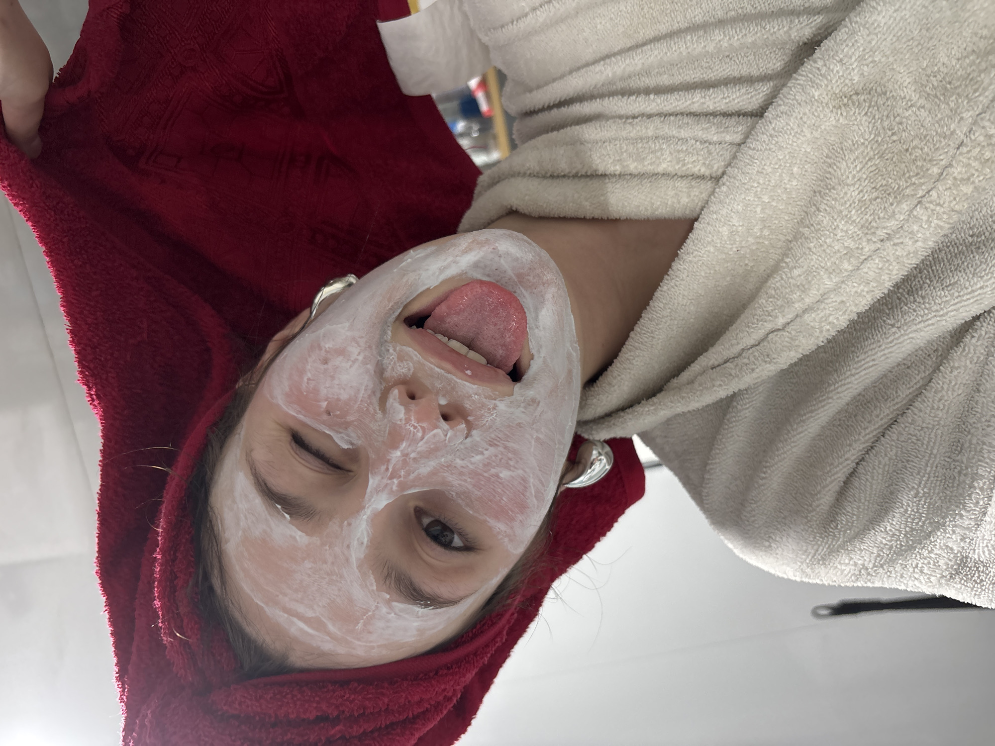 Person enjoys spa treatment in Фоки, Russia
